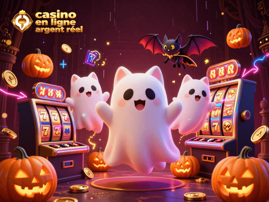 Renouez avec le frisson du casino en ligne argent réel, animé par des personnages jouant avec des machines à sous.