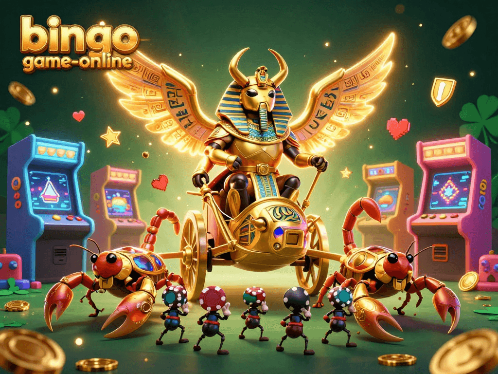 Experience thrilling jackpots with bingo-game-online in this vibrant casino illustration