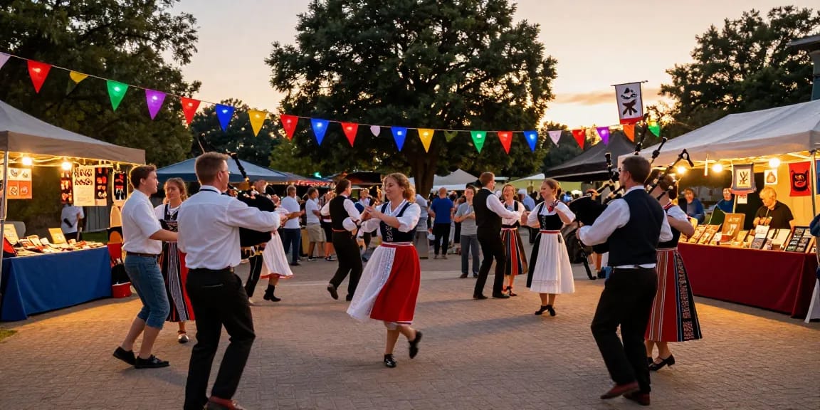we88 PGSLOT cultural celebration at Thabor Park with vibrant Breton music, dancing, and local art.