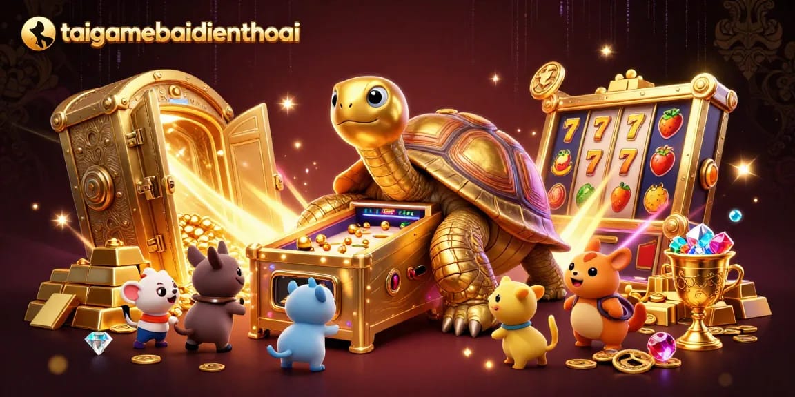Experience the excitement at taigamebaidienthoai with a thrilling golden tortoise pinball adventure.