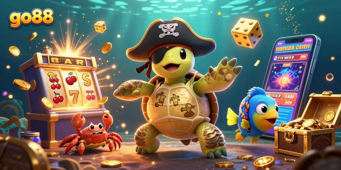 Spin the go88 slots with vibrant characters, treasure, and jackpot excitement!