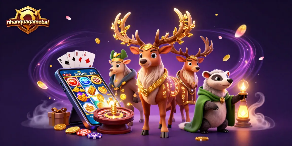 Play Callbreak strategy and join the excitement at nhanquagamebai with vibrant casino-themed elements.