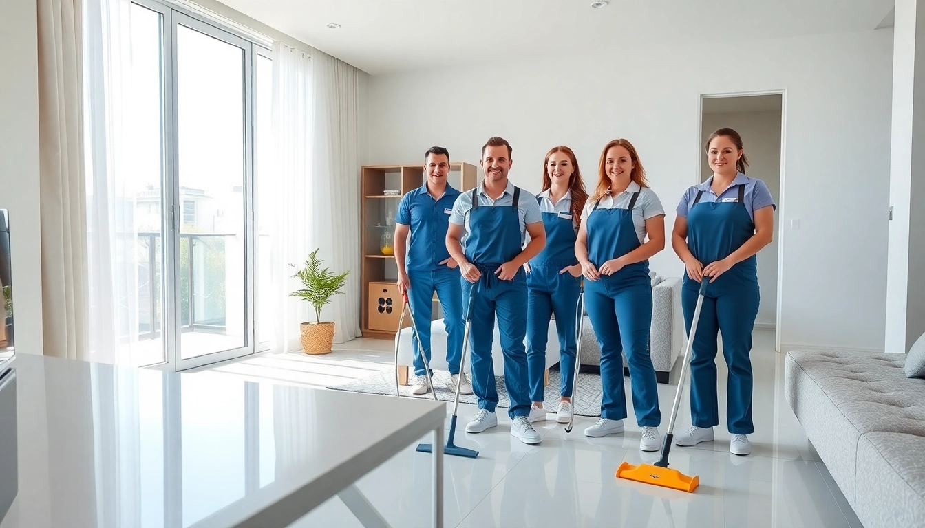 Bond cleaning Logan service team expertly cleaning an apartment's interior