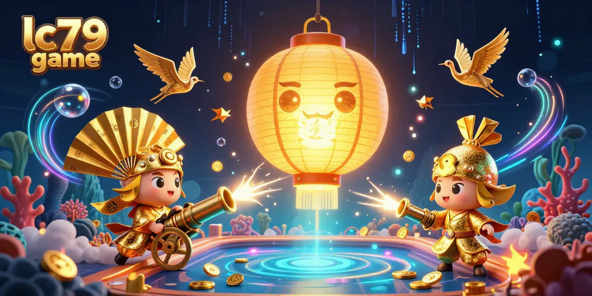 lc79 game - trải nghiệm bắn cá thú vị cùng thần đèn và chiến binh giấy