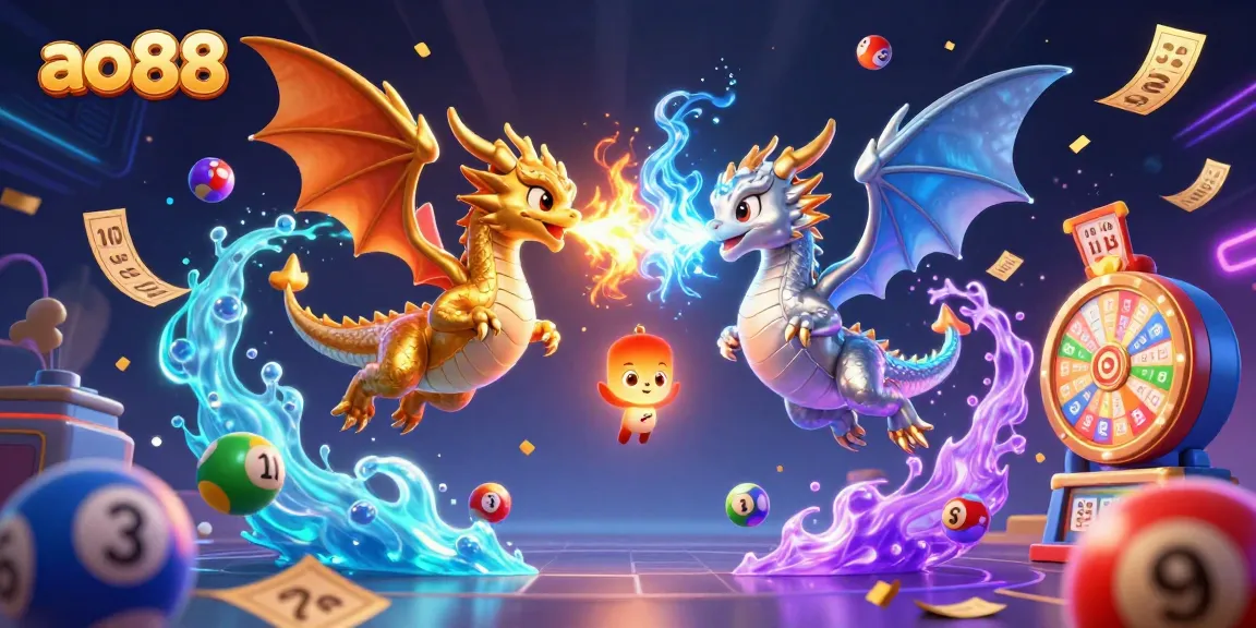 Join the excitement at ao88 as cartoon dragons conjure thrilling jackpots and lottery wins