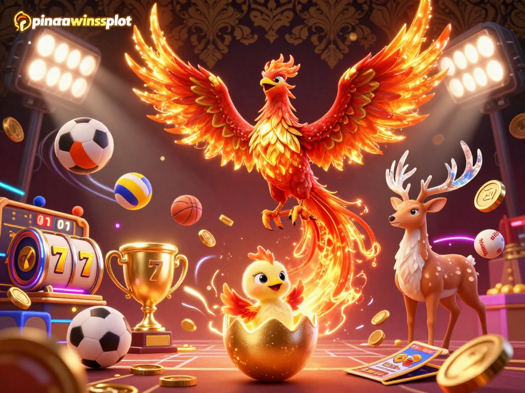 Immerse yourself in pinatawinsslot with dynamic 3D visuals featuring vibrant characters and slot elements.