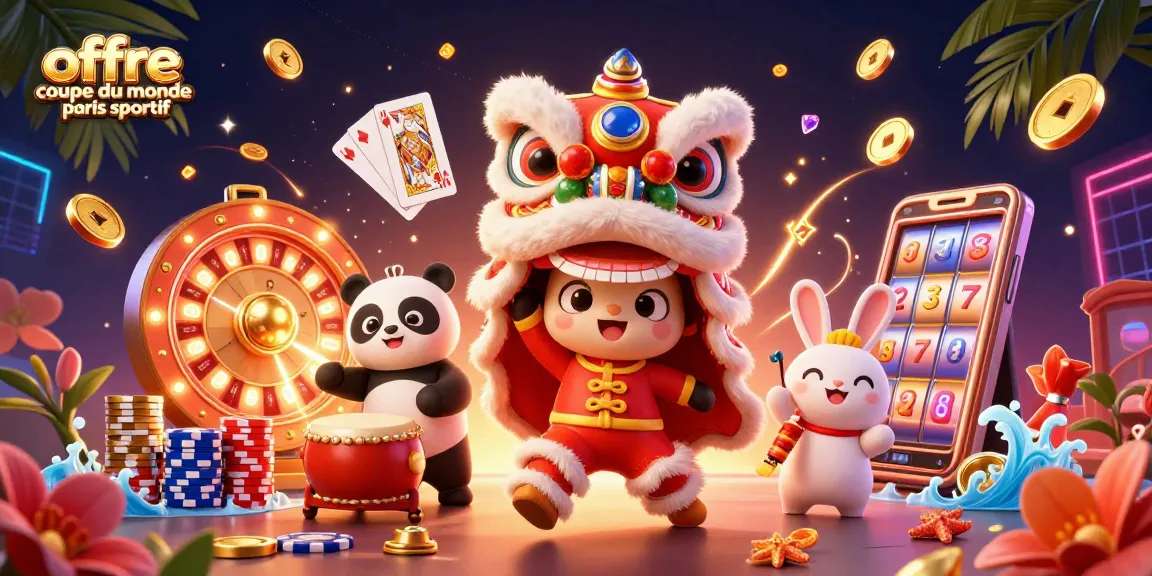Placez vos paris sur l'offre coupe du monde paris sportif avec des jeux de casino vibrants et colorés.