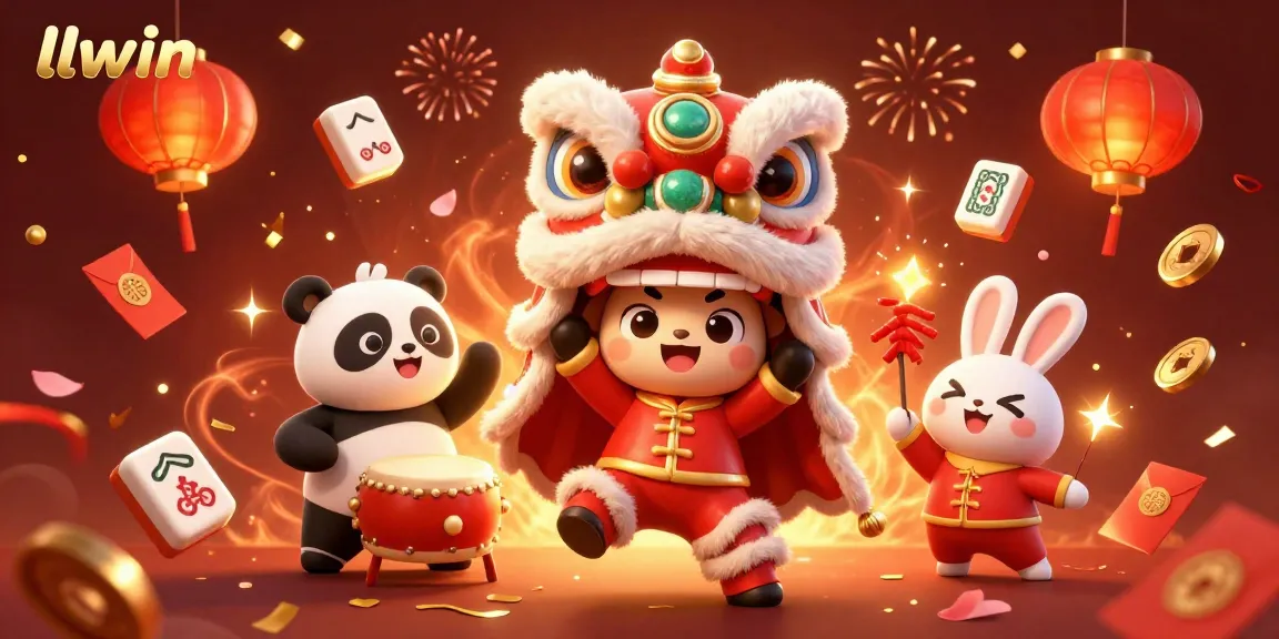 Experience exciting gameplay at llwin with vibrant characters and rich casino-themed decorations.