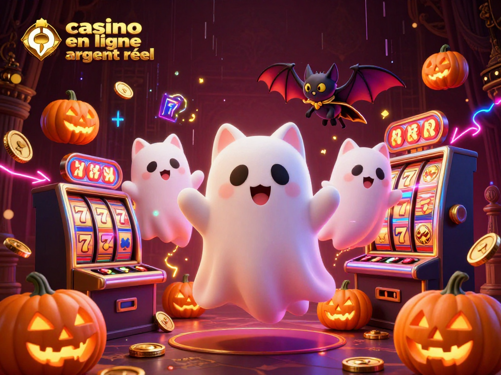 Renouez avec le frisson du casino en ligne argent réel, animé par des personnages jouant avec des machines à sous.