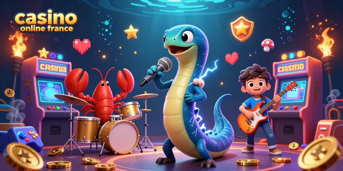 Découvrez des jeux riches dans un casino en ligne France avec un poisson électrique DJ et une ambiance sous-marine.