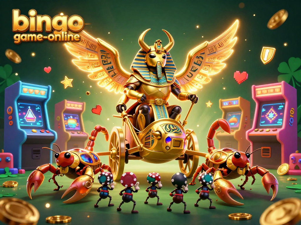 Experience thrilling jackpots with bingo-game-online in this vibrant casino illustration
