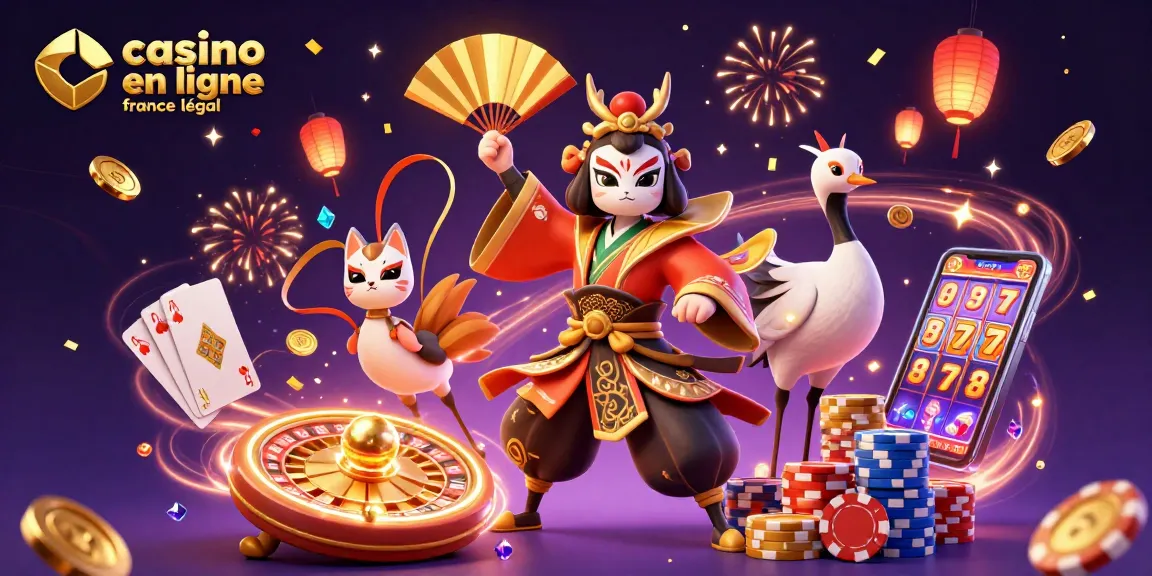 Gagnez avec les machines à sous sur un casino en ligne légal en France, illustré de manière captivante.
