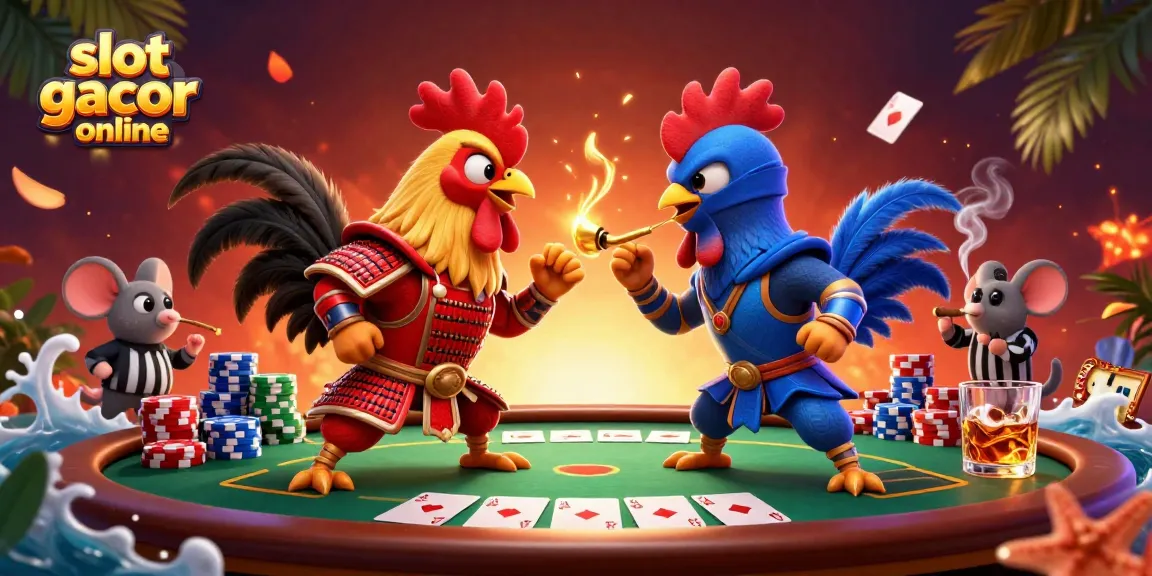 Menggali slot gacor online dengan para ayam pertarung bergaya unik dan elemen judi terkemuka