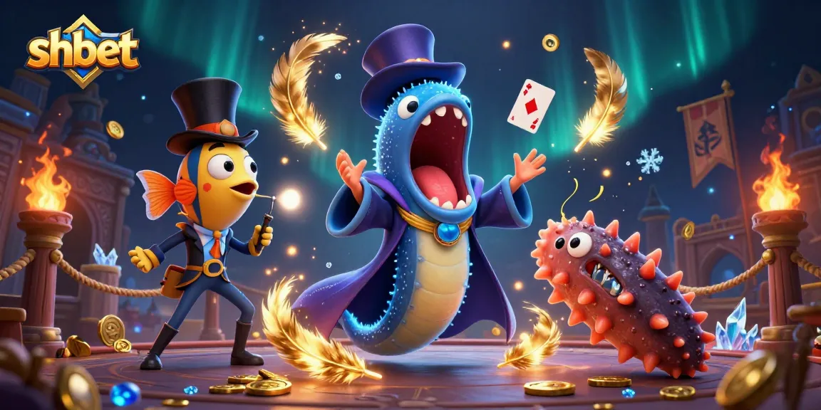 Engage in thrilling gameplay at shbet with a vibrant scene featuring a magical underwater casino.