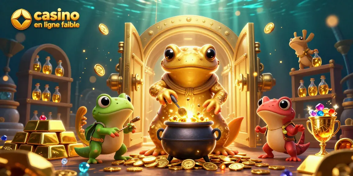 Transformer les métaux en pièces d'or avec un casino en ligne fiable dans un laboratoire magique.