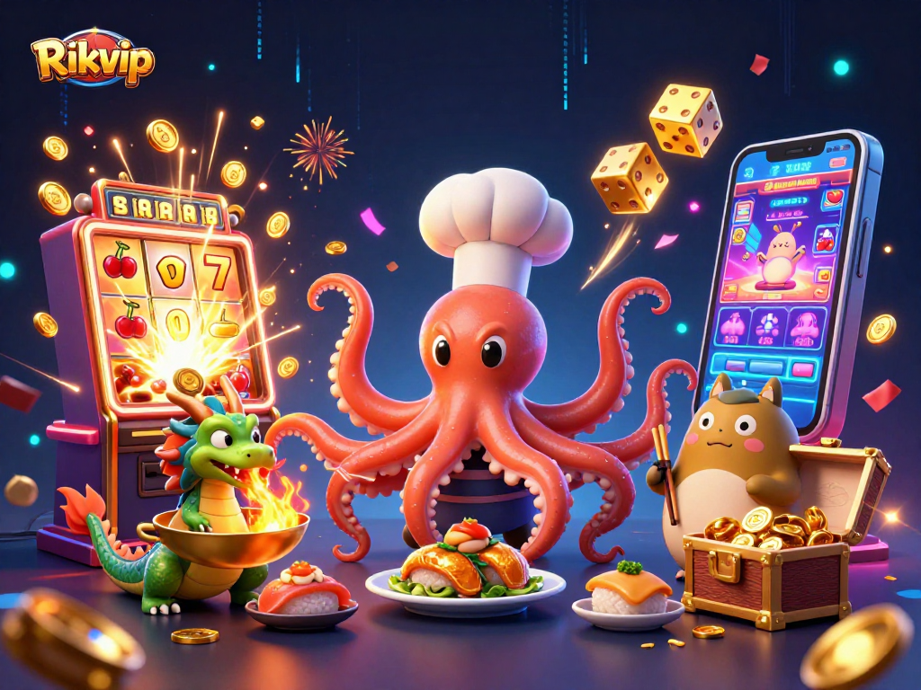Experience the excitement of Rikvip with exhilarating jackpot bursts, vibrant characters, and a rich casino atmosphere.