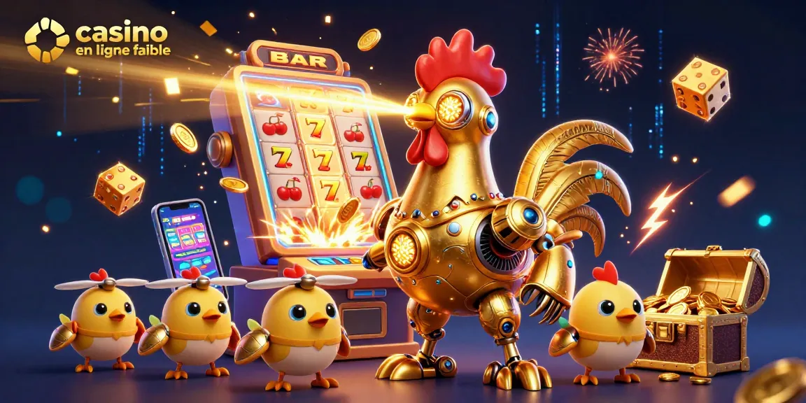 Jouez sur un casino en ligne fiable et découvrez l'univers coloré des jeux avec un robot et des drones.