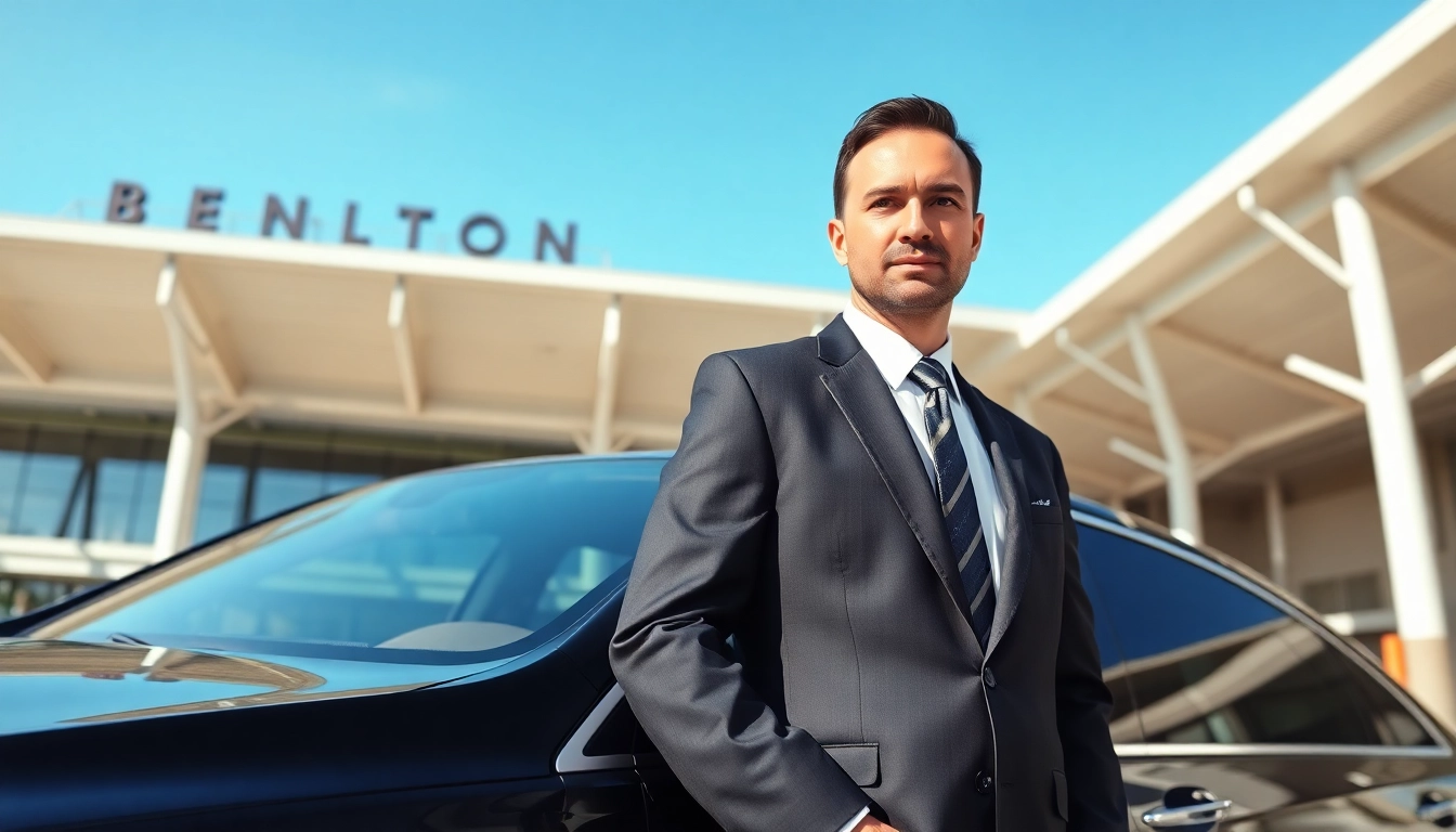 Experience premium Boston Logan airport car service with a professional chauffeur at the airport.