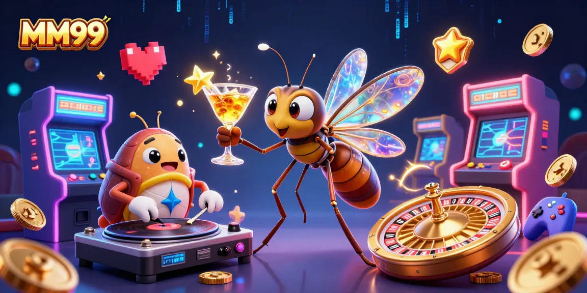 Experience the MM99 excitement with vibrant casino gaming and unique characters in 3D.