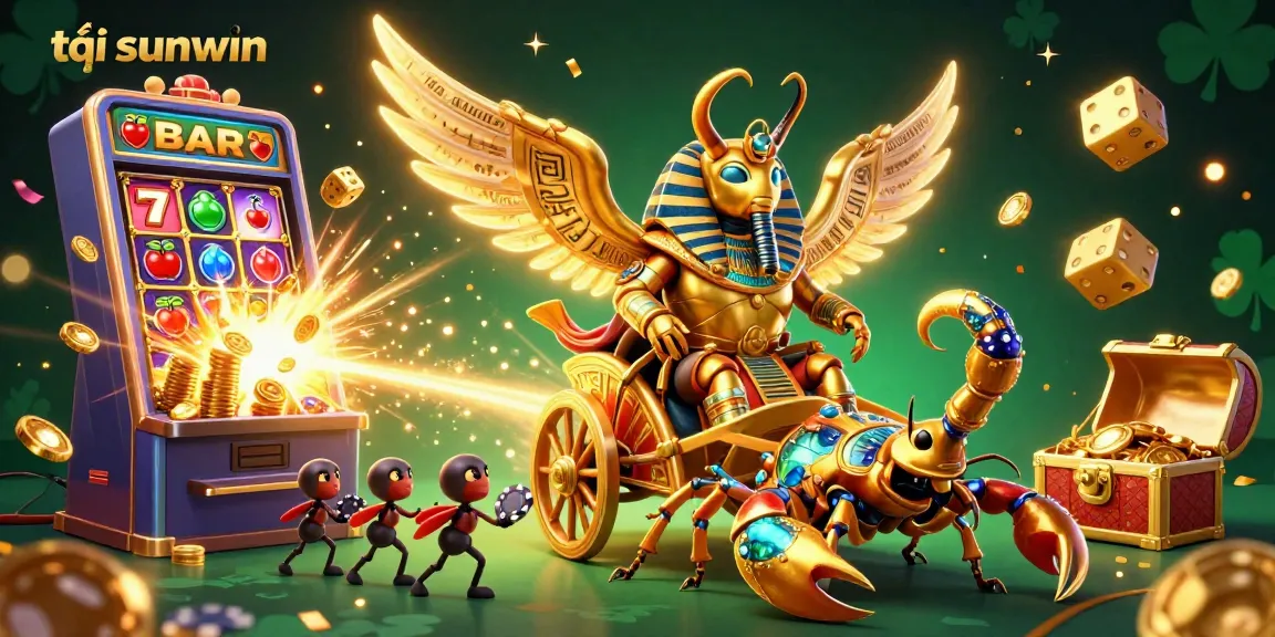 Play tải sunwin with this spectacular 3D casino scene featuring exciting gaming elements.