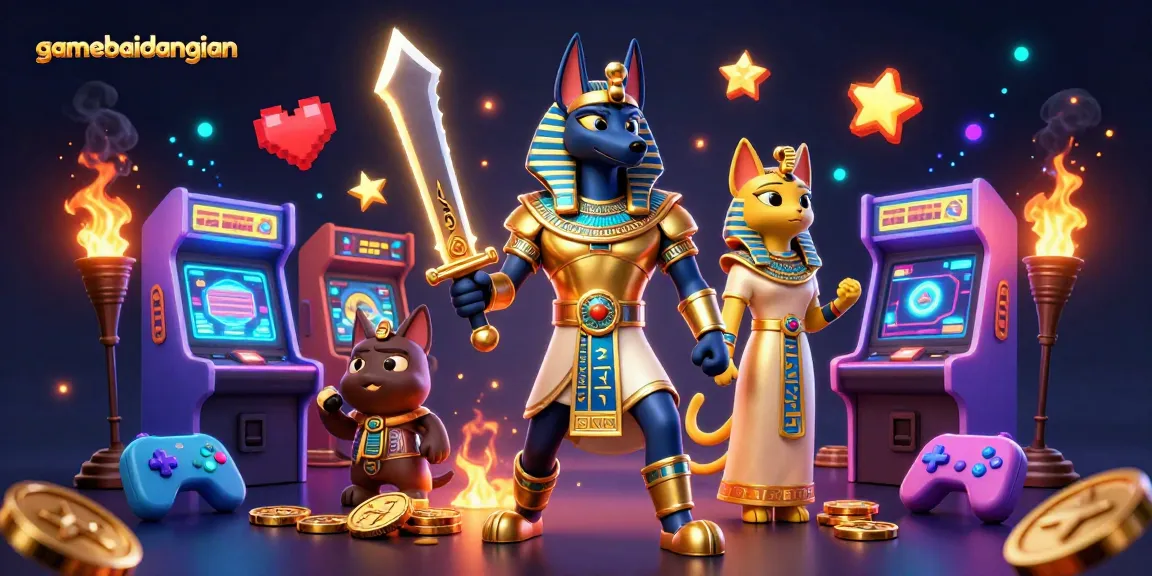 Experience the thrill of gamebaidangian with vibrant characters and dynamic casino elements.