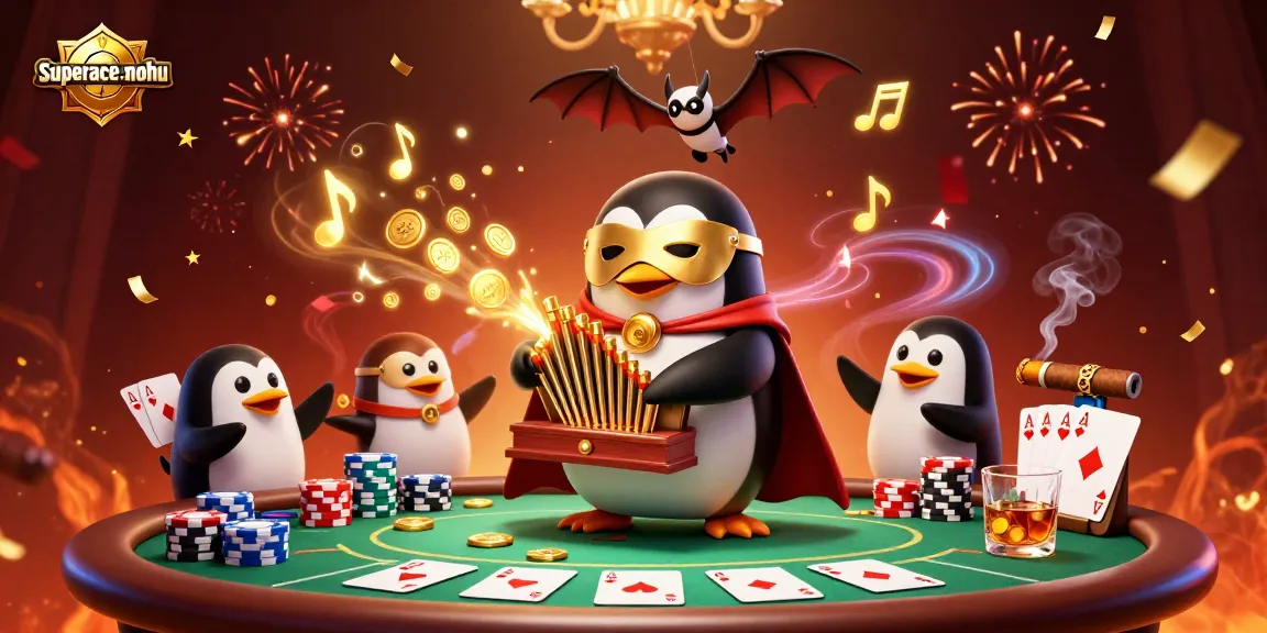 Win big with superace-nohu while the phantom penguin plays for golden treasures.