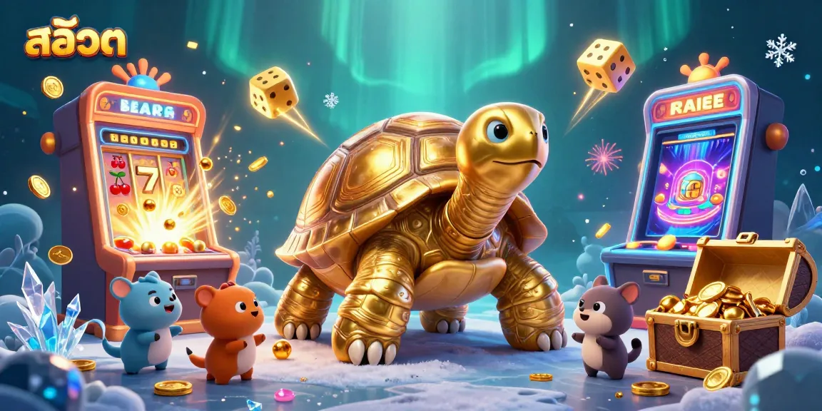 Spin to win with สล็อต machine bursting with gold and excitement in vibrant casino illustration