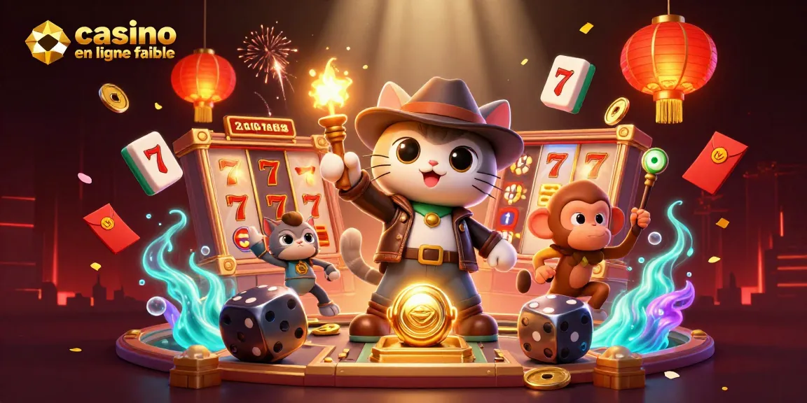 Découvrez une scène de casino en ligne fiable avec un explorateur et des éléments captivants.