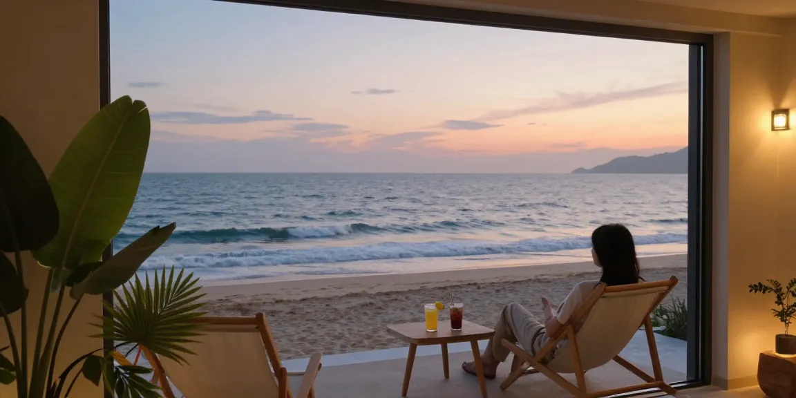 여수오피 experience with serene ocean view and relaxation area for customers